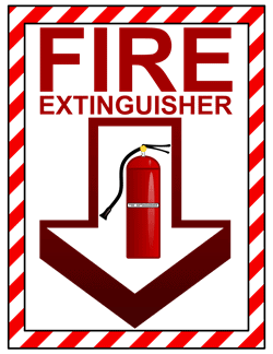 Fire Extinguisher sign