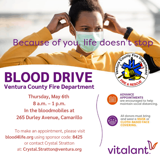 Blood Drive - May 6, 2021