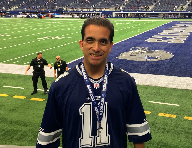 RN at a Cowboys game