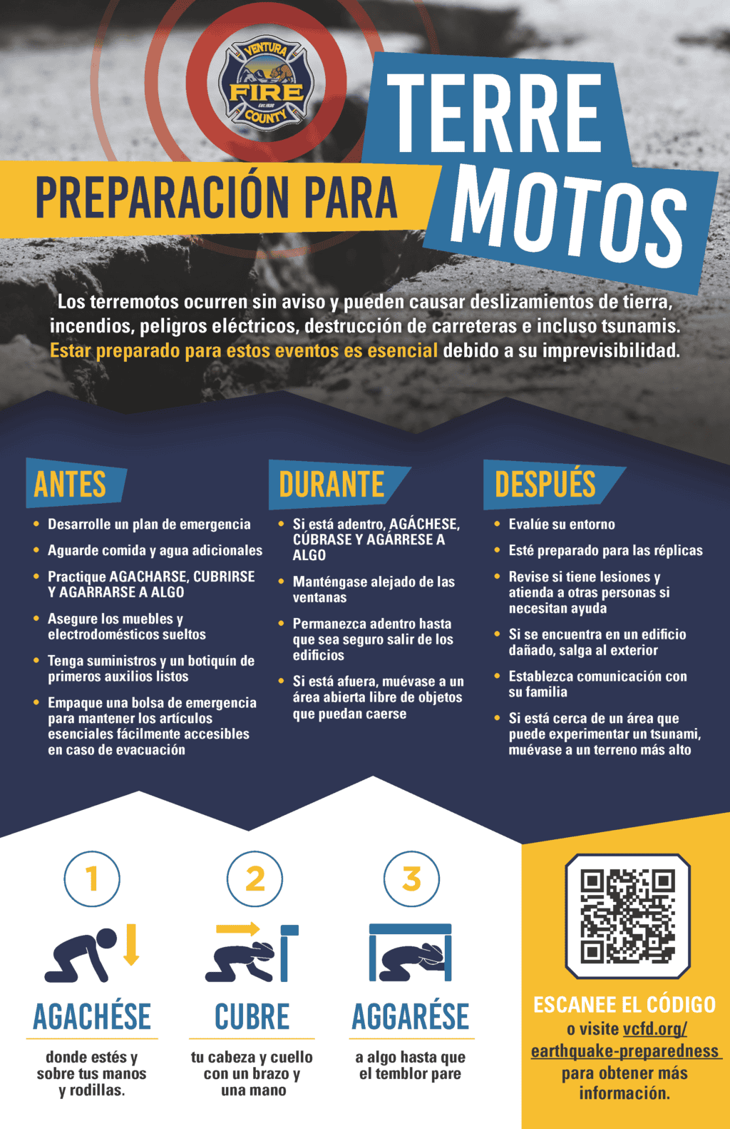 Earthquake Preparedness Flyer (SPA)