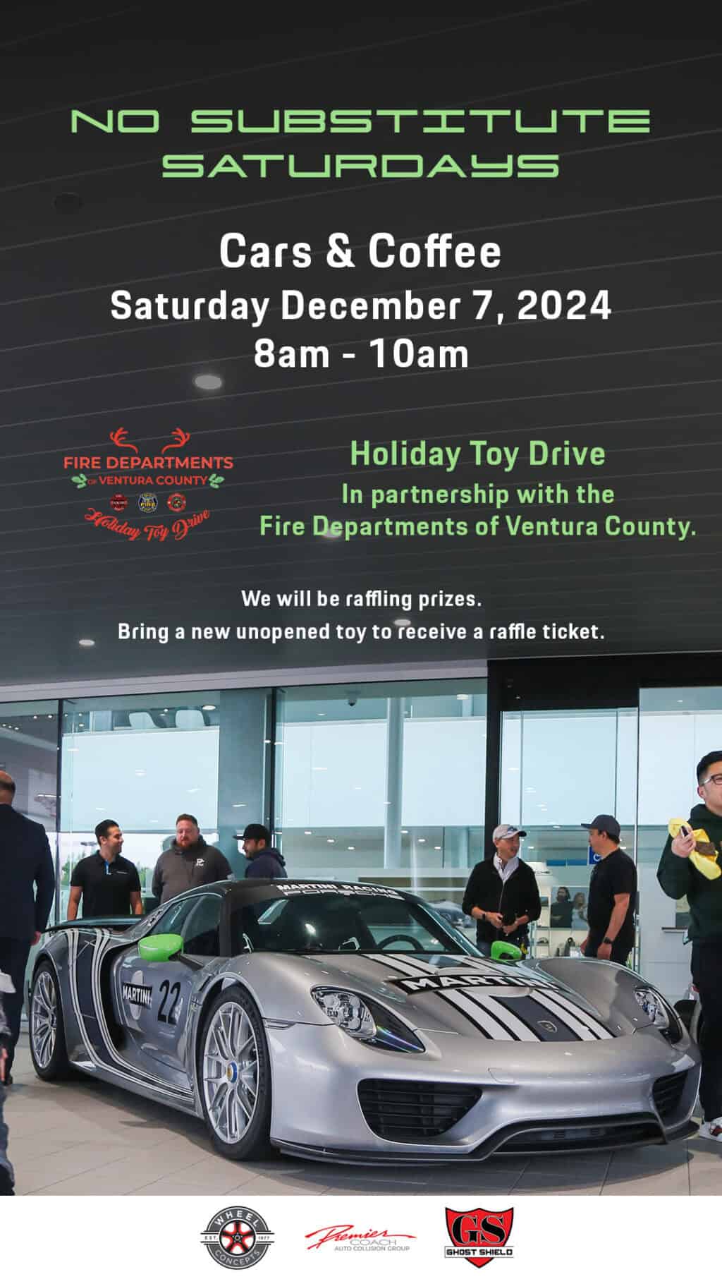 Porche Westlake Toy drive flyer