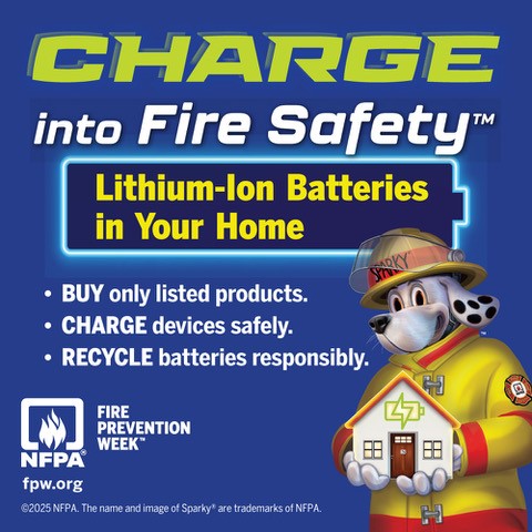 Charge into Fire Safety