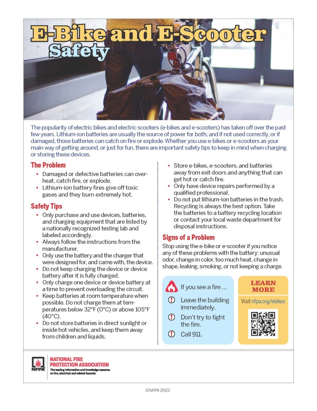 Electric Bike Safety Tips